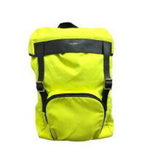 Saint Laurent Hunting Lock Backpack yellow black daypack